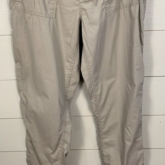 Horny Toad grey athletic chino style pants woman’s size 8 - Picture 3 of 11